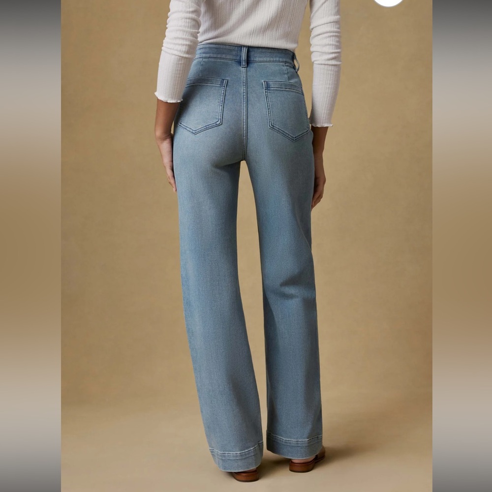 NWOT Faherty stretch terry patch pocket pant - Ea… - image 2